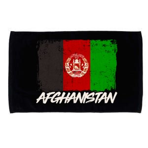 Distressed Afghanistan Flag Microfiber Hand Towel