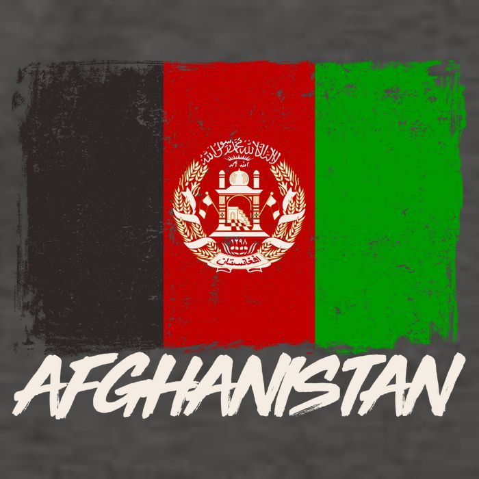 Distressed Afghanistan Flag Vector Backpack