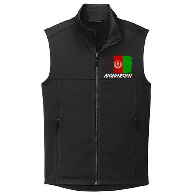 Distressed Afghanistan Flag Collective Smooth Fleece Vest