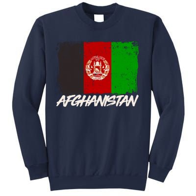 Distressed Afghanistan Flag Sweatshirt