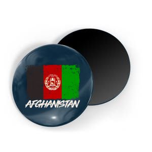 Distressed Afghanistan Flag Magnet