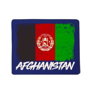 Distressed Afghanistan Flag Mousepad