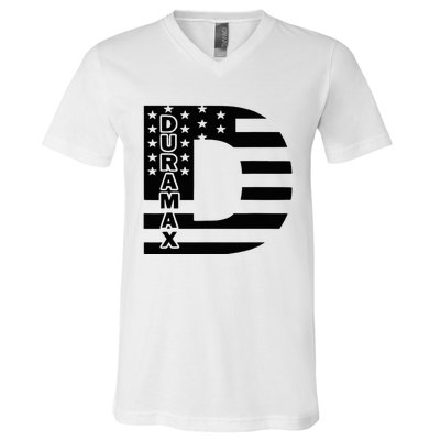 Duramax American Flag V-Neck T-Shirt