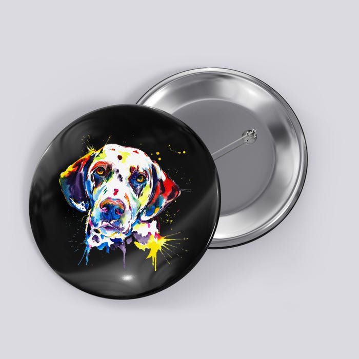 Dalmatian Artistic Funny Dog Cute Sweet Gift Birthday Button