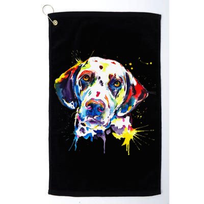 Dalmatian Artistic Funny Dog Cute Sweet Gift Birthday Platinum Collection Golf Towel