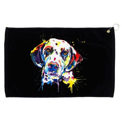 Dalmatian Artistic Funny Dog Cute Sweet Gift Birthday Grommeted Golf Towel