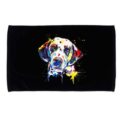 Dalmatian Artistic Funny Dog Cute Sweet Gift Birthday Microfiber Hand Towel