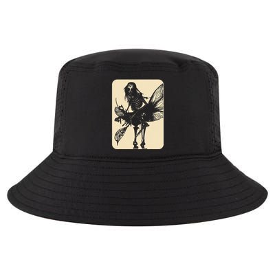 Dark Art Fairycore Butterfly Skeleton Cool Comfort Performance Bucket Hat