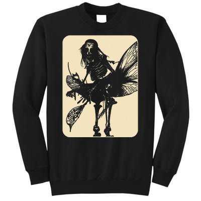 Dark Art Fairycore Butterfly Skeleton Sweatshirt