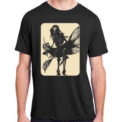 Dark Art Fairycore Butterfly Skeleton Adult ChromaSoft Performance T-Shirt