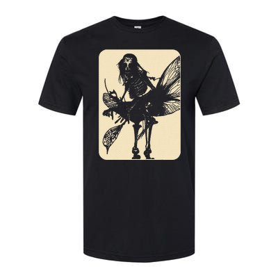 Dark Art Fairycore Butterfly Skeleton Softstyle® CVC T-Shirt