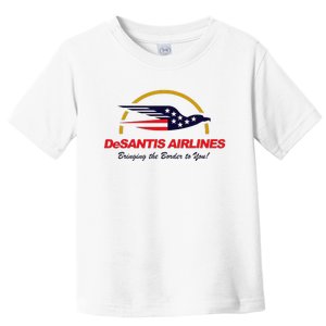 Desantis Airlines Funny Political Meme Ron Desantis Toddler T-Shirt