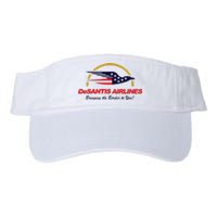 Desantis Airlines Funny Political Meme Ron Desantis Valucap Bio-Washed Visor