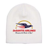 Desantis Airlines Funny Political Meme Ron Desantis Short Acrylic Beanie