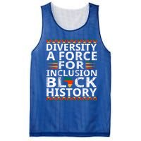 Diversity A Force For Inclusion Black History Month Gift Mesh Reversible Basketball Jersey Tank