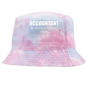 Definition Accountant Funny CPA Gift Taxation Audit Taxes Tie-Dyed Bucket Hat