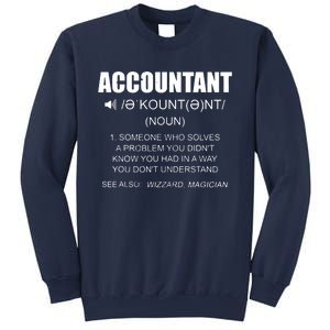 Definition Accountant Funny CPA Gift Taxation Audit Taxes Sweatshirt