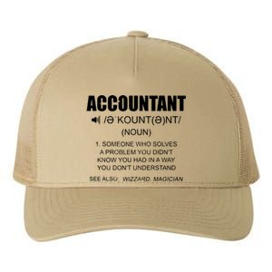 Definition Accountant Funny CPA Gift Taxation Audit Taxes Yupoong Adult 5-Panel Trucker Hat