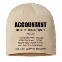 Definition Accountant Funny CPA Gift Taxation Audit Taxes Sustainable Beanie