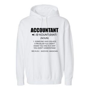 Definition Accountant Funny CPA Gift Taxation Audit Taxes Garment-Dyed Fleece Hoodie