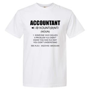 Definition Accountant Funny CPA Gift Taxation Audit Taxes Garment-Dyed Heavyweight T-Shirt