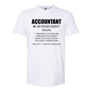 Definition Accountant Funny CPA Gift Taxation Audit Taxes Softstyle CVC T-Shirt