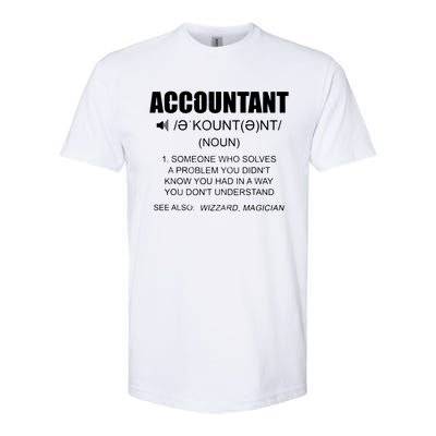 Definition Accountant Funny CPA Gift Taxation Audit Taxes Softstyle® CVC T-Shirt