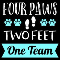 Dog Agility Four Paws Two Feet Team Dog Trainer Gift Mug