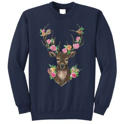 Deer And Flower Sweatshirt