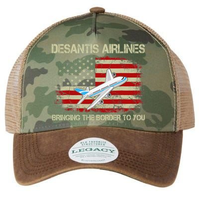 DeSantis Airlines Funny Political Meme Ron DeSantis Legacy Tie Dye Trucker Hat