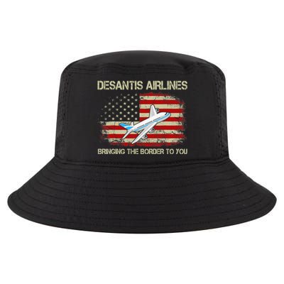 DeSantis Airlines Funny Political Meme Ron DeSantis Cool Comfort Performance Bucket Hat