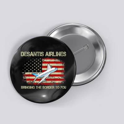 DeSantis Airlines Funny Political Meme Ron DeSantis Button