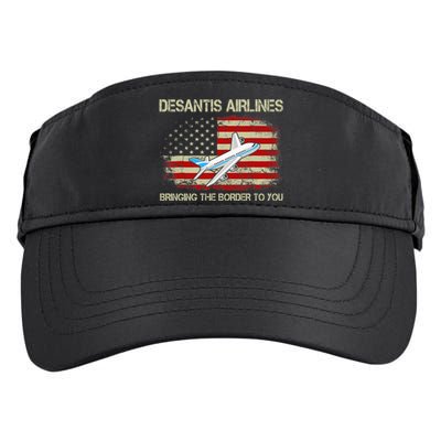 DeSantis Airlines Funny Political Meme Ron DeSantis Adult Drive Performance Visor