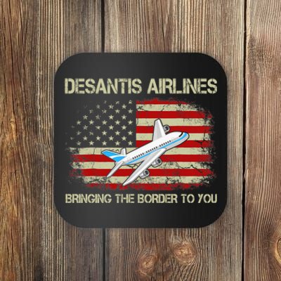 DeSantis Airlines Funny Political Meme Ron DeSantis Coaster