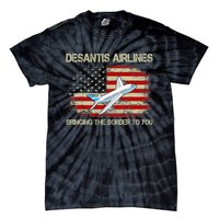 DeSantis Airlines Funny Political Meme Ron DeSantis Tie-Dye T-Shirt