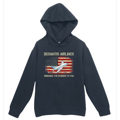 DeSantis Airlines Funny Political Meme Ron DeSantis Urban Pullover Hoodie