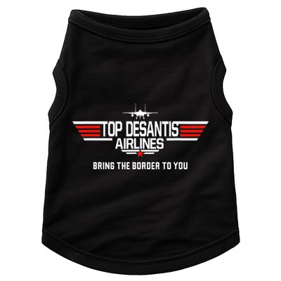 DeSantis Airlines Funny Political Meme Top DeSantis Airlines Doggie Tank