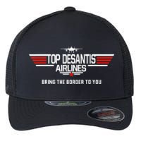 DeSantis Airlines Funny Political Meme Top DeSantis Airlines Flexfit Unipanel Trucker Cap