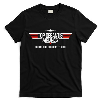 DeSantis Airlines Funny Political Meme Top DeSantis Airlines T-Shirt