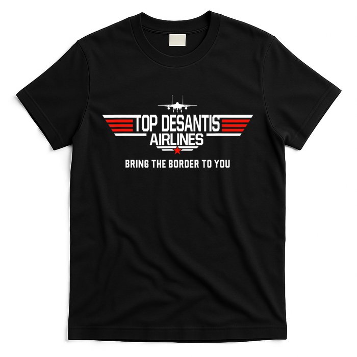 DeSantis Airlines Funny Political Meme Top DeSantis Airlines T-Shirt