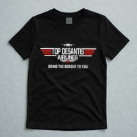 DeSantis Airlines Funny Political Meme Top DeSantis Airlines T-Shirt