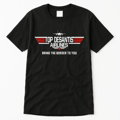 DeSantis Airlines Funny Political Meme Top DeSantis Airlines Tall T-Shirt
