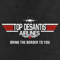 DeSantis Airlines Funny Political Meme Top DeSantis Airlines Adult Drive Performance Visor