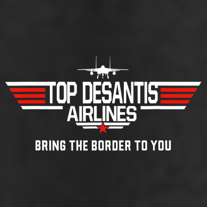 DeSantis Airlines Funny Political Meme Top DeSantis Airlines Adult Drive Performance Visor