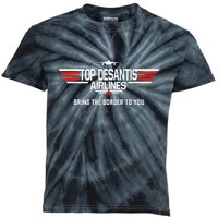 DeSantis Airlines Funny Political Meme Top DeSantis Airlines Kids Tie-Dye T-Shirt