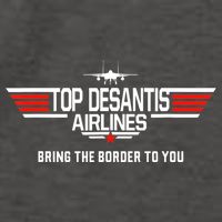 DeSantis Airlines Funny Political Meme Top DeSantis Airlines Vector Backpack