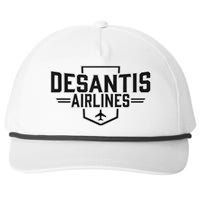 DeSantis Airlines Funny Political Meme Gift Snapback Five-Panel Rope Hat