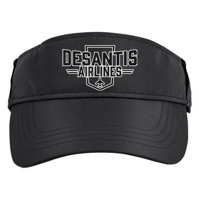 DeSantis Airlines Funny Political Meme Gift Adult Drive Performance Visor