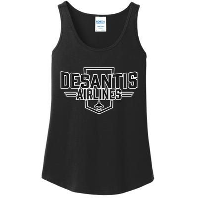 DeSantis Airlines Funny Political Meme Gift Ladies Essential Tank