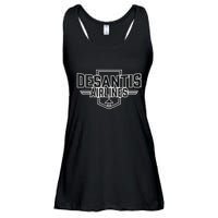 DeSantis Airlines Funny Political Meme Gift Ladies Essential Flowy Tank